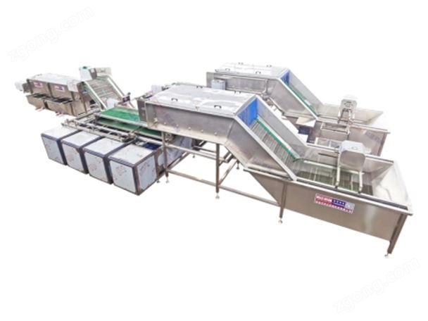 全自动清洗去皮流水线